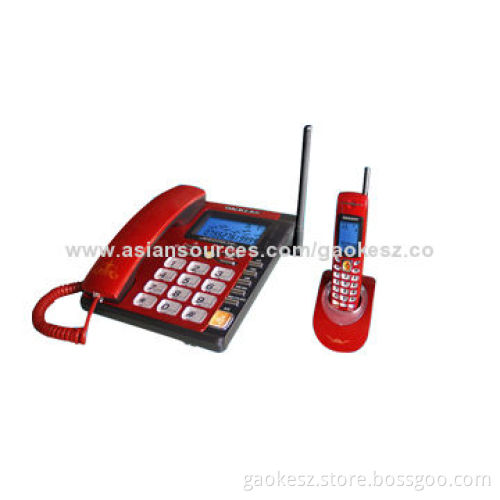 Fixed wireless telephone with advanced voice compress and amplify function make sound more clearNew